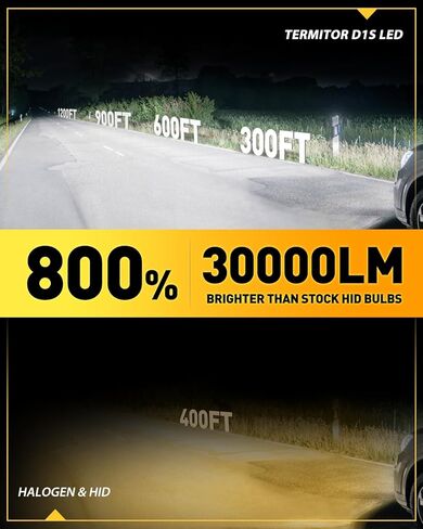 مصابيح أمامية H7 للسيارات والرياضات الرياضية، 6500K أبيض بارد، مقاس 1:1 OEM، تركيب لمدة 3 دقائق، مقاومة للماء IP68، عمر 10 سنوات، ملاءمة 99%، مثالية لتجميعات المصابيح الأمامية، حزمة من 2 in Kuwait