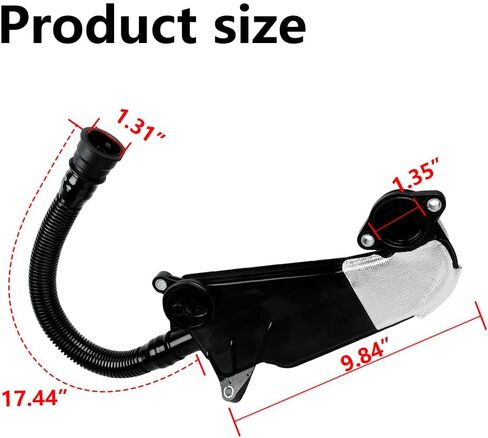 PC3Z-6A785-A Air Oil Separator Assembly Fit for Ford F250 F350 Super Duty 2023-2024 OR 2011+ 6.7L Powerstroke Diesel - PCV CCV Vent Valve Engine Crankcase - Replace PC3Z6A785A in Saudi Arabia