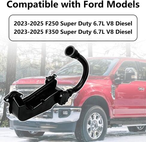 PC3Z-6A785-A Air Oil Separator Assembly Fit for Ford F250 F350 Super Duty 2023-2024 OR 2011+ 6.7L Powerstroke Diesel - PCV CCV Vent Valve Engine Crankcase - Replace PC3Z6A785A in Saudi Arabia