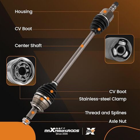 maXpeedingrods Front CV Axle Shaft Assembly for Subaru Forester 2014-2018, Impreza 2017-2023, 2.0L 2.5L, Driver or Passenger Side, Replace# 3905619710, 28321SG000, 28321SG010 in Saudi Arabia