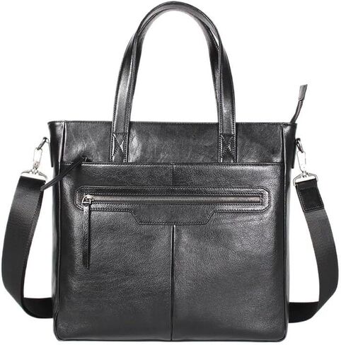 Briefcase for Men Top Layer Cowhide Business Casual Bag Shoulder in Kuwait