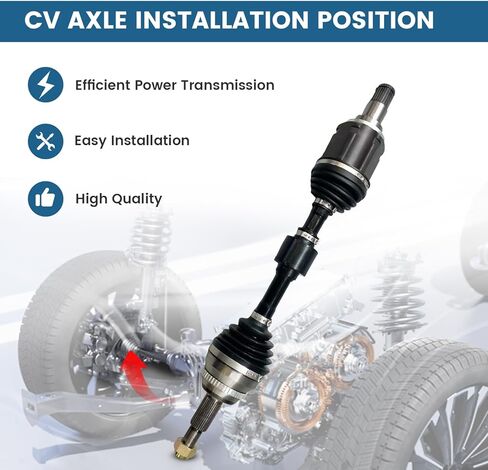 Front Left CV Axle Shaft Assembly Compatible with Toyota Camry 2007-2017, Lexus ES350 2007-2022, Toyota Avalon 2008-2018 Automatic Trans, 66-5279 CV Joint Axle Drive Shaft Front Driver Side 4342006510 in Saudi Arabia