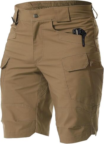 FLYFIREFLY شورت رجالي للمشي لمسافات طويلة مقاوم للماء سريع الجفاف شورت عمل تكتيكي للرجال مع جيوب متعددة (بدون حزام) in Kuwait
