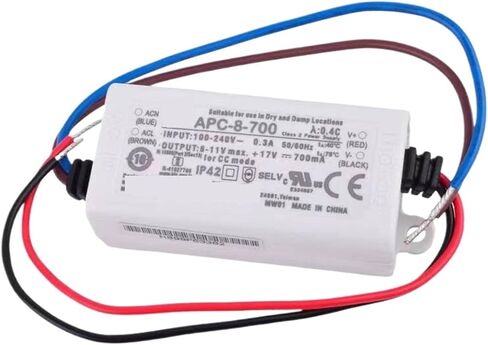 1 قطعة APC-8-700 700mA 8 واط إخراج واحد تيار مستمر تحويل التيار الكهربائي LED سائق in Saudi Arabia