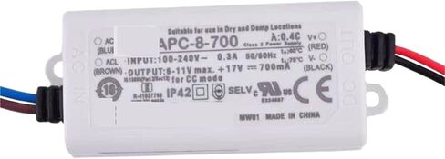 1 قطعة APC-8-700 700mA 8 واط إخراج واحد تيار مستمر تحويل التيار الكهربائي LED سائق in Saudi Arabia
