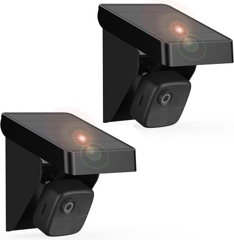 لوحة شمسية لكاميرات Blink Outdoor 4 (الجيل الرابع)/XT3/XT2/XT - مقاومة للطقس IP67 مع بطارية ممتدة 3300 مللي أمبير في الساعة، زاوية قابلة للتعديل للشمس المثالية، طاقة أمان لاسلكية (أسود، عبوة واحدة) in Saudi Arabia