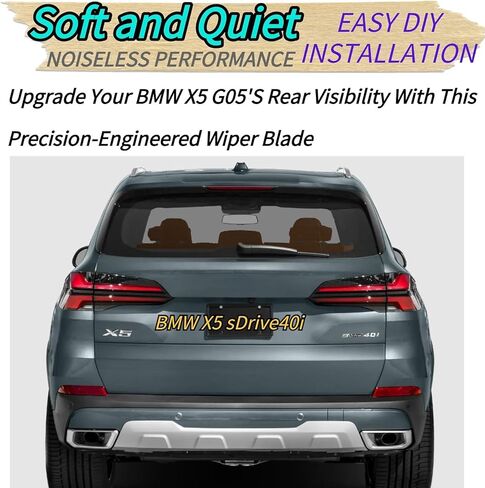 الخلفية ممسحة بليد ل BMW X5 G05 2019-2025 2024 2023 2022 2021 2020 M M50i M المنافسة M60i sDrive40i xDrive40i xDrive50e xDrive50i نماذج | شفرة ممسحة الزجاج الأمامي الخلفية البديلة من OEM in Saudi Arabia