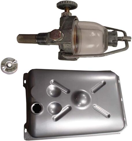 RAParts Fits Ford Tractor Fuel Tank, Cap, & Sediment Bowl 2N 8N 9N Replaces 2N9155B 9N9002 9N9030 in Kuwait