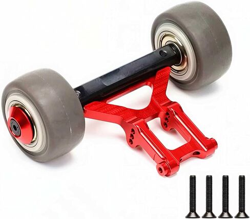 Aluminum RC Wheelie Bar Set Upgrade Parts for Arrma 6S 1/8 Kraton Notorious Outcast Talion Typhon 6S，Replacement of #AR320366 ARAC9493 (Red) in Kuwait