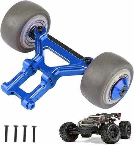Aluminum RC Wheelie Bar Set Upgrade Parts for Arrma 6S 1/8 Kraton Notorious Outcast Talion Typhon 6S，Replacement of #AR320366 ARAC9493 (Red) in Saudi Arabia