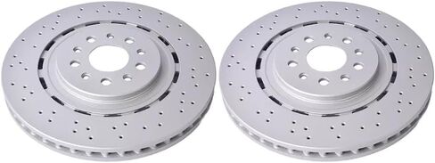 Front Brake Rotors set of 2 Compatible With Maserati Ghibli Quattroporte 2014-2019 670030935 in Saudi Arabia