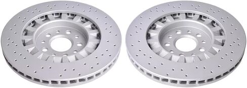Front Brake Rotors set of 2 Compatible With Maserati Ghibli Quattroporte 2014-2019 670030935 in Saudi Arabia