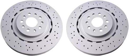 Front Brake Rotors set of 2 Compatible With Maserati Ghibli Quattroporte 2014-2019 670030935 in Saudi Arabia