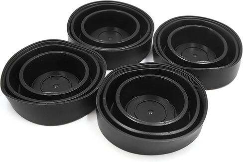 uxcell Universal 4Pcs Black Rubber Housing Seal Cap Dust Cover for Car LED Headlight in Saudi Arabia