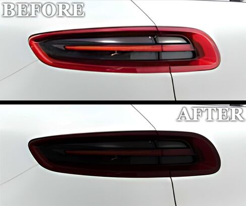 BOGAR TECH DESIGNS Rear Taillight Tail Light Tint Kit PPF Compatible with Porsche Macan 2015-2018, Dark Smoke in Saudi Arabia