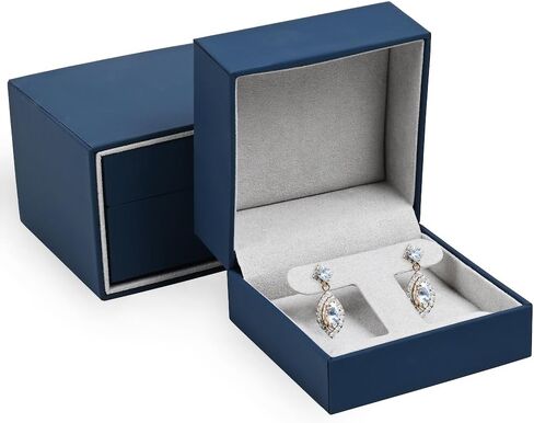 Ultra Smooth Soft Touch Bracelet Box - Bracelet & Necklace Box for Women & Men - Luxury Jewelry Box with Sleeve, Suede Interior & Secure Tabs - Ideal for Bracelet Jewelry Gift Box in Saudi Arabia