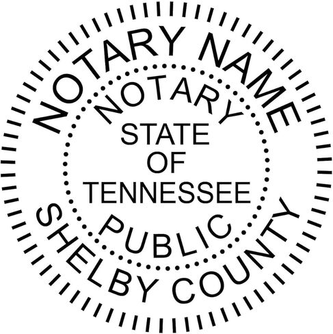 Tennessee Notary Seal Embosser | Premium (Purple) in Saudi Arabia