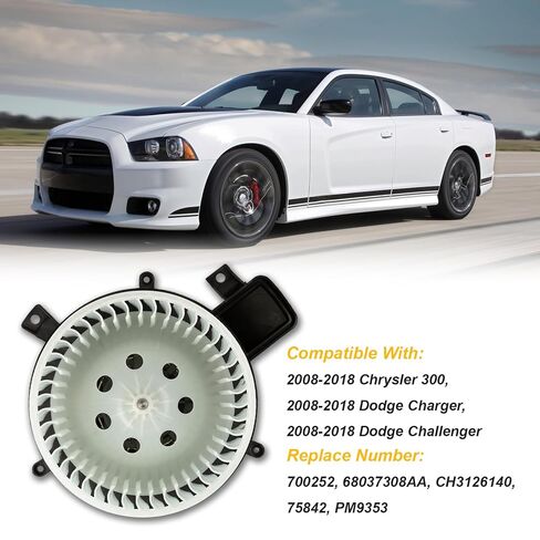 700252 Car Blower Motor for 2008-2018 Chrysler 300, 2008-2018 Dodge Challenger, 2008-2018 Dodge Charger 68037308AA CH3126140 in Kuwait