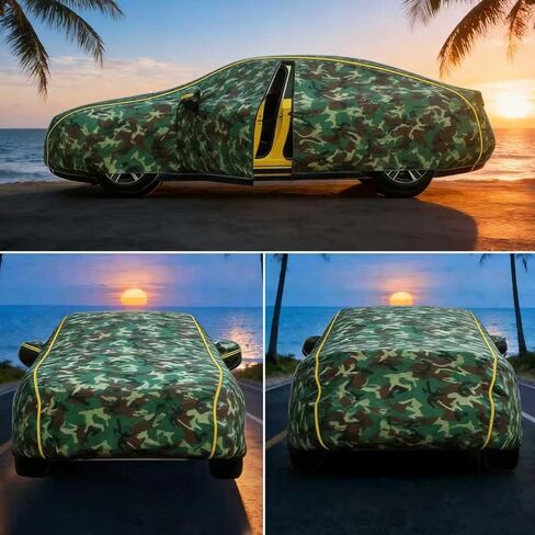 Sedan Car Cover for Ford Pinto 2-Door Sedan 1973-1979 丨All Weather Car Tarpaulin Full Coverage Outdoor Cover Rain Sun Snow UV Protection Indoor Dust and Scratch Resistant in Saudi Arabia