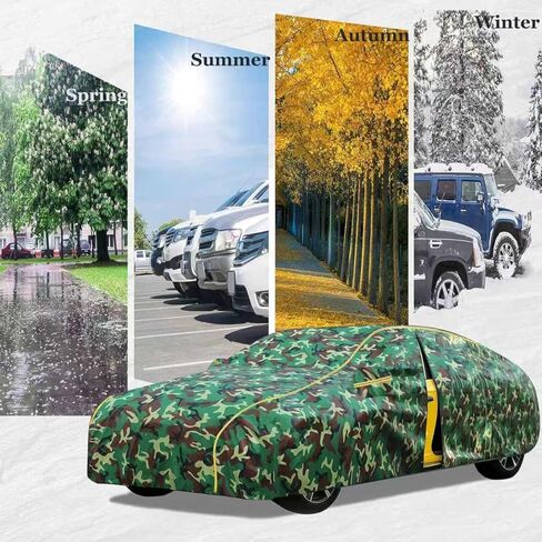 Sedan Car Cover for Ford Pinto 2-Door Sedan 1973-1979 丨All Weather Car Tarpaulin Full Coverage Outdoor Cover Rain Sun Snow UV Protection Indoor Dust and Scratch Resistant in Saudi Arabia