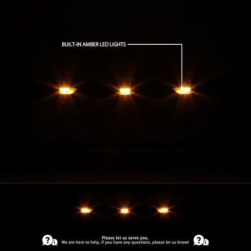 AUTOZENSATION Compatible with 1999-2002 Chevy Silverado 1500, Matte Black Mesh Grille w/LED Lamps in Saudi Arabia