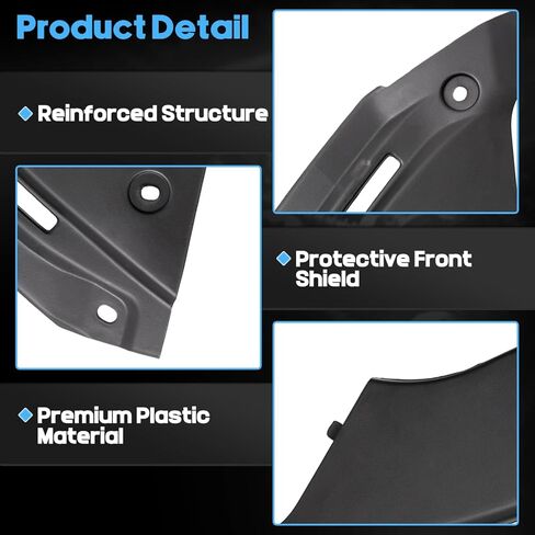 71164TVAA00 زوج دعامة دعم الشبكة السفلية الأمامية مناسب لـ 2018-2022 Honda Accord Sedan Hybrid Bumper Retainer مجموعة تقوية للسائق والراكب يستبدل 71164-TVA-A00 71169-TVA-A00 in Kuwait