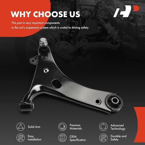 A-Premium Front Right Lower Control Arm, with Ball Joint & Bushing, Compatible with Subaru Tribeca 2008-2014, B9 Tribeca 2006-2007 in Saudi Arabia