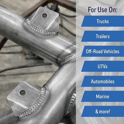 Trick Tabs, Weld On Universal Tabs - 1/4" Hole, 1/8" Thick, 1-3/4" x 1-3/4 Heavy-Duty Steel for Shock Mounts, Trailers, Roll Cages & More (20 Pack) in Saudi Arabia