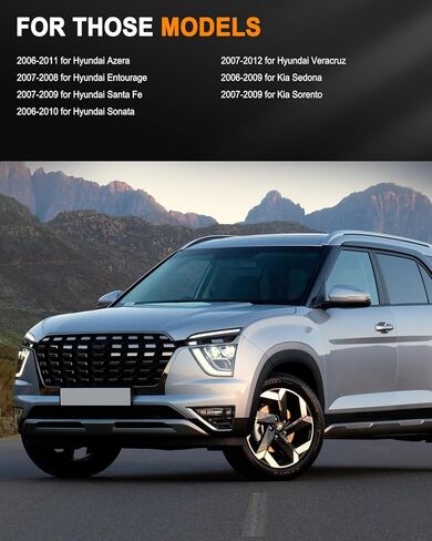 ASAPE 11191 مولد بديل جديد عالي الإخراج مناسب لعام 2007 لكيا سورينتو 3.8L 2006-2009 لكيا سيدونا 3.8L 2008-2009 لكيا سورينتو 3.3L 2006 لشركة Hyundai Azera 3.8L (يناسب فقط 3.3L/3.8L) in Saudi Arabia