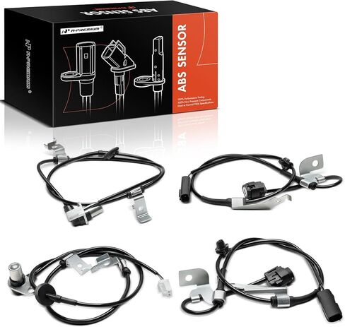 مستشعر سرعة العجلات ABS 4 قطع ممتاز - أمامي وخلفي لمازدا RX-8 RX8 2004 05 06 07 08 09 10 2011 in Saudi Arabia