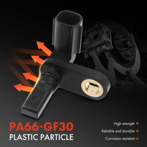 مستشعر سرعة العجلات ABS 4 قطع ممتاز - أمامي وخلفي لمازدا RX-8 RX8 2004 05 06 07 08 09 10 2011 in Saudi Arabia