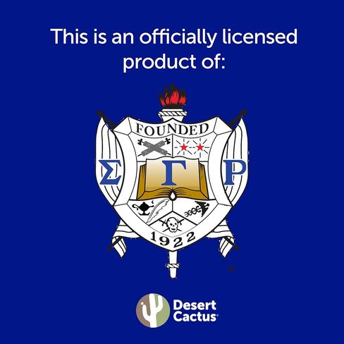Desert Cactus Sigma Gamma Rho إكسسوارات السيارات SGRhos Sigmas إطار لوحة ترخيص معدني وحامل بطاقات للأمام أو الخلف للمركبة (إطار لوحة الترخيص رقم 1) in Saudi Arabia