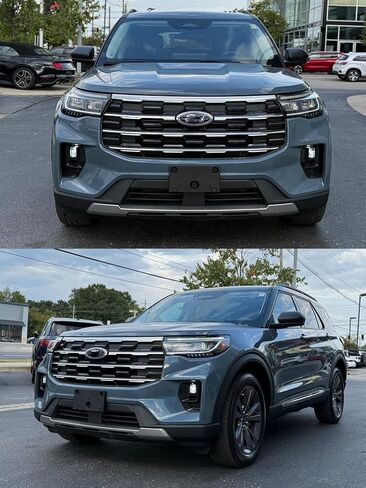 FASTCHE إطار لوحة الترخيص الأمامية متوافق مع 2025 2026 Ford Explorer المصد الأمامي لوحة الترخيص حامل لوحة الترخيص استبدال # RB5Z-17A385-AA FO1068211 in Saudi Arabia