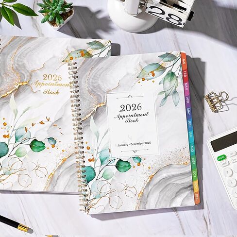 2025 Appointment Book/Planner - 2025 Daily Planner, 8'' x 10'', Weekly Appointment Book 2025, January - December 2025, Daily Planner 2025 with 30-Minute Interval in Kuwait
