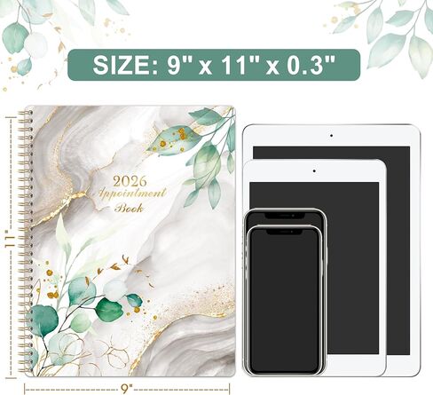 2025 Appointment Book/Planner - 2025 Daily Planner, 8'' x 10'', Weekly Appointment Book 2025, January - December 2025, Daily Planner 2025 with 30-Minute Interval in Kuwait