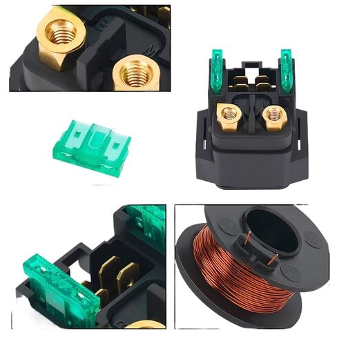 Starter Relay Solenoid Compatible with FZ6R XJ6FA XJ6NA XJ6SA YP250R YP400RA VMX17 XP500 XT660R XT660X XT660Z XVS250 YP125RA YFM35BA in Kuwait