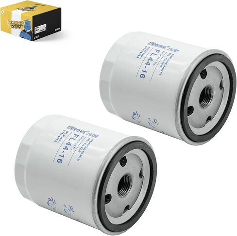New 2PCS Engine Oil Filters 40318591 For LS Tractor XG3100 XR3100 XR4100 XU6100 XU6158 XU6168 MT230E MT235E in Kuwait