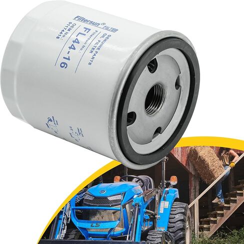 New 2PCS Engine Oil Filters 40318591 For LS Tractor XG3100 XR3100 XR4100 XU6100 XU6158 XU6168 MT230E MT235E in Kuwait