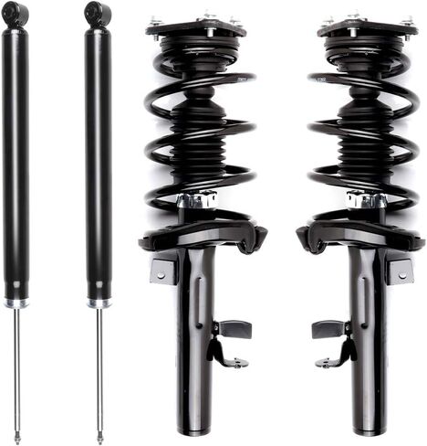 Front + Rear Strut & Coil Spring Assembly Set for Ford for Focus 2012-2013 Complete Struts Shocks Assembly Replace 172523 349194 in Saudi Arabia