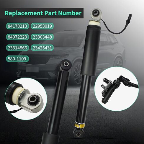 2PCS 84178213 Rear Struts Shock Absorber Compatible with 2015-2018 Silverado 1500, Air Suspension Shocks 2015-2018 GMC Sierra 1500 22953019 23303448 23314866 23425431 in Kuwait