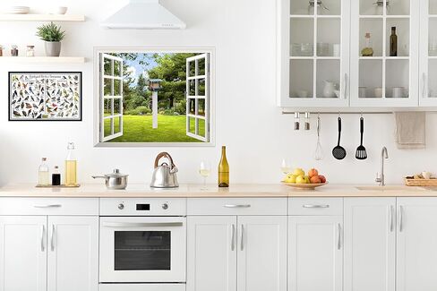 ملصق تعريف الطيور في الفناء الخلفي للحياة البرية في تينيسي مقسم إلى المقيمين على مدار العام والزوار الموسميين - مخطط طبيعة مراقبة الطيور (8 × 12 بوصة) in Kuwait