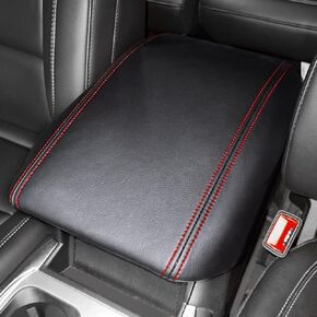 for Ford Explorer 2020-2025 Center Console Armrest Cover, Car Microfiber Leather Console Lid Protector for Explorer Interior Accessories (red) in Kuwait