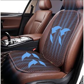 New Summer Cooling Ventilated Big Air Mesh Seat Cushion Pad for Car,Universal Breathable Vented Seat Cover Fits Car SUV Truck Van Pickup for Driving Seat(Black-SeatCushion-1Pcs) in Kuwait