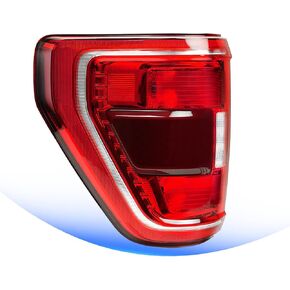 ضوء الذيل متوافق مع 2021 2022 2023 Ford F150 XL XLT نوع الهالوجين الضوء الخلفي مع بقعة عمياء استبدال مجموعة مصباح الفرامل إشارة الانعطاف ML3Z13405C (جانب السائق الأيسر) in Kuwait