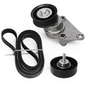 Complete Serpentine Belt Drive Kit, for Chevrolet Avalanche/Express 1500 02-08, for GMC Savana/Sierra 02-08, for Hummer H2 03-07, for Cadillac Escalade 03-06#OE 38158 12555609 in Kuwait