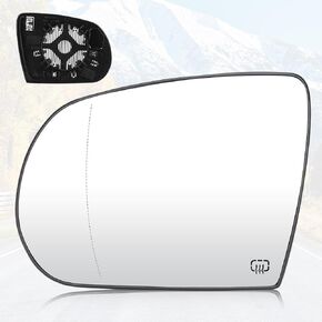 Youxmoto fit 68228919AA Left Driver Side Rearview Heated Mirror Glass, Fit For Jeep Cherokee 2014-2019, For Jeep Compass 2017-2021, w/Backing Holder, fit 68228913AA 68228911AA in Saudi Arabia