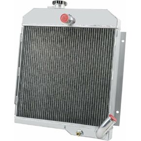 3 Row Aluminum Radiator Compatible with 1965-1971 Jeep CJ5 CJ6 DJ5 DJ6 Base 3.7L V6 in Saudi Arabia