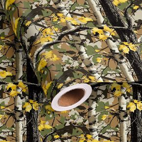 ورق تغليف Vnaaem Camo 6 قطع من ورق تغليف الهدايا المموه باللون الأخضر والبني لأعياد الميلاد للرجال والنساء والأطفال والأولاد والتخييم تحت عنوان الحفلات 19.6 × 27.8 بوصة in Kuwait