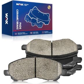 وسائد فرامل أمامية من السيراميك من KAX تناسب ميتسوبيشي أوتلاندر سبورت 2011-2023، ميتسوبيشي أوتلاندر 2003-2004 2007-2020، ميتسوبيشي لانسر 2004-2006 2008-2017 4 قطع بديلة # D866 in Kuwait