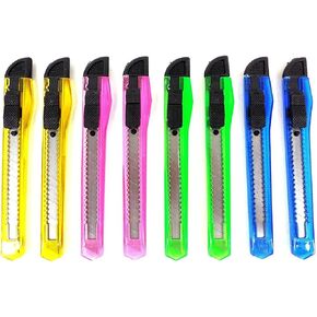 8 قطع من سكين فتاحة صندوق الحلاقة القابلة للسحب بألوان متنوعة in Kuwait